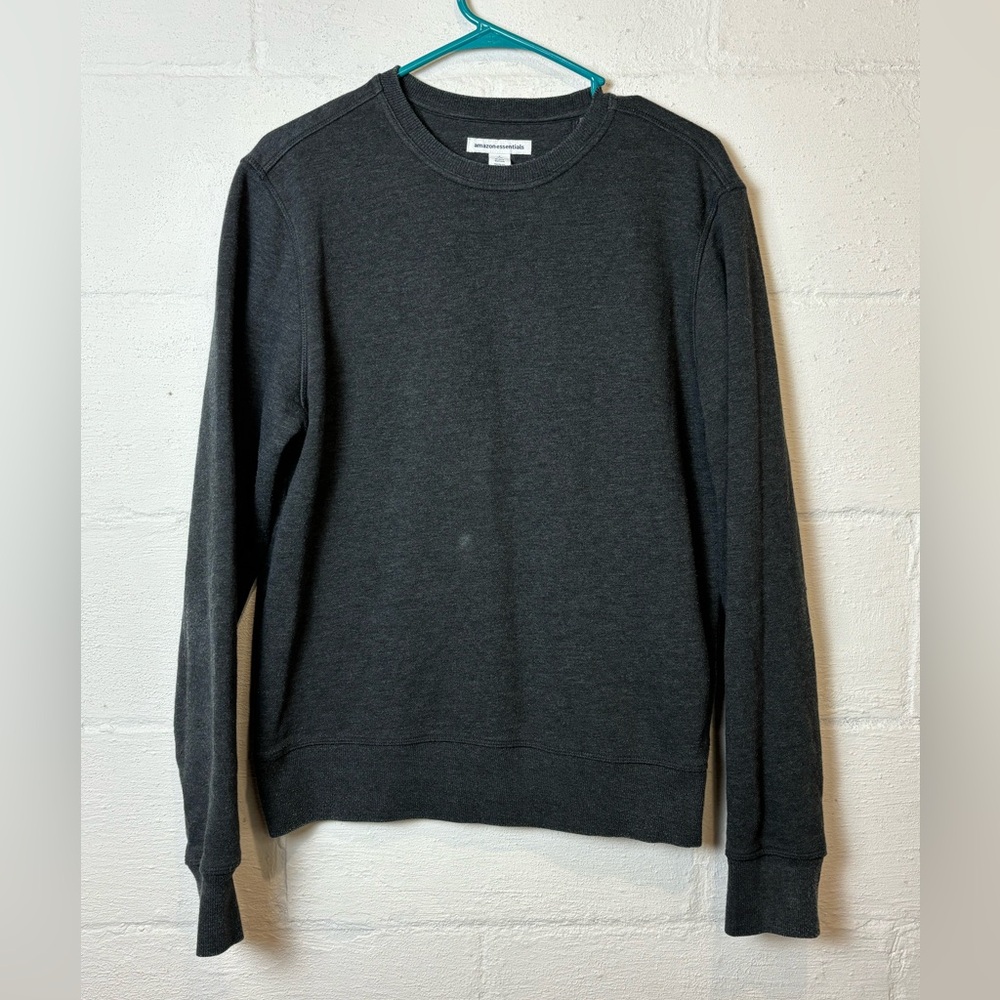 Amazon Essentials Basic Dark Charcoal Grey Men’s … - image 1